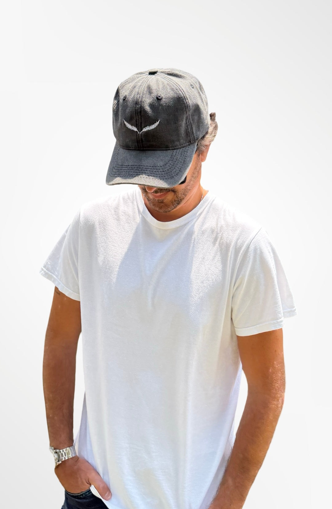Gorra Washed Gris
