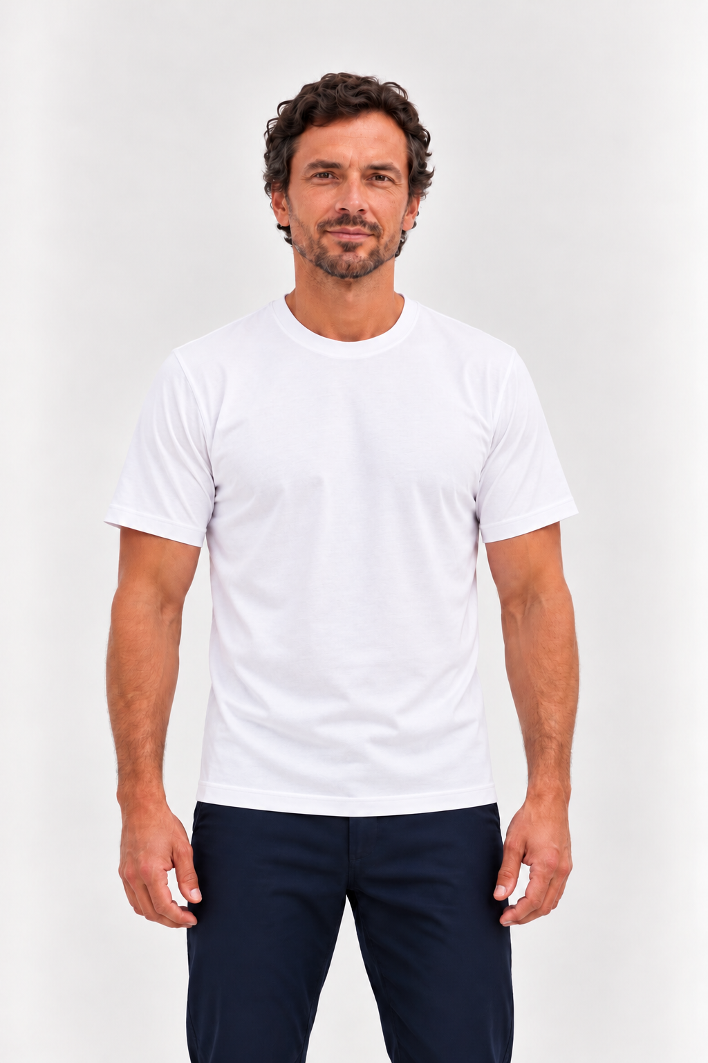 Polo Básico Blanco Pima Corte Clásico