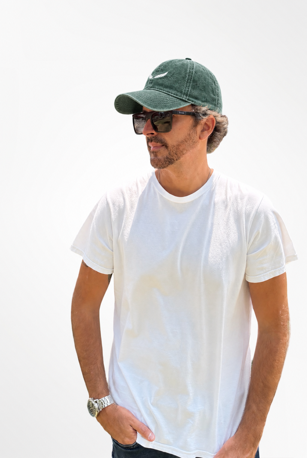 Gorra Washed Green Ocean