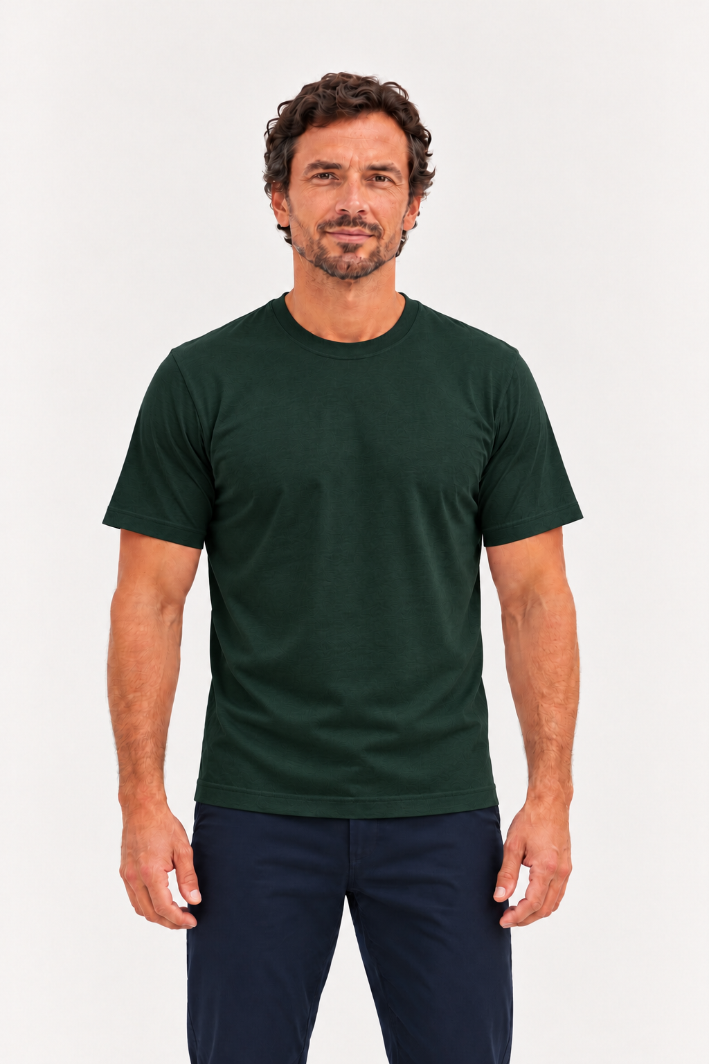 Polo Básico Verde Botella Pima Corte Clásico