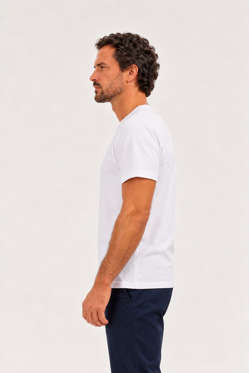 Polo Básico Blanco Pima Corte Clásico