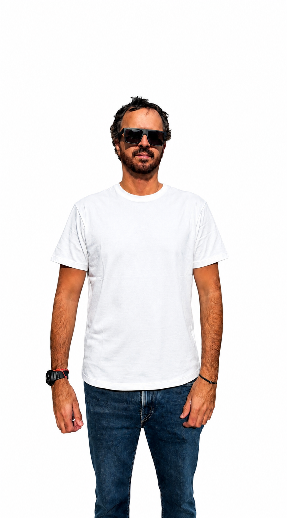 Polo Básico Blanco Pima Corte Moderno