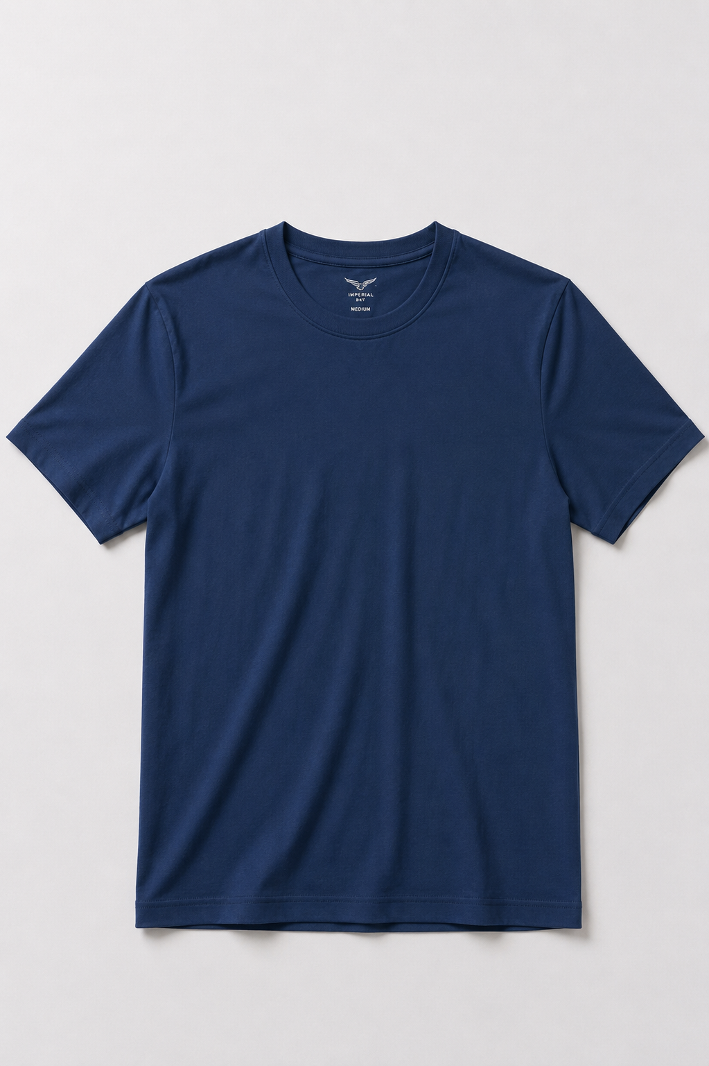 Polo Básico Azul Acero Pima Corte Clásico