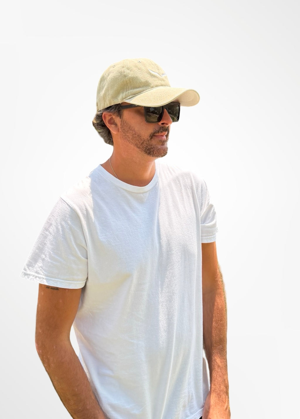Gorra Washed Beige