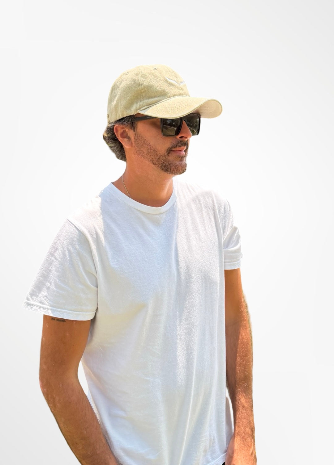 Gorra Washed Beige