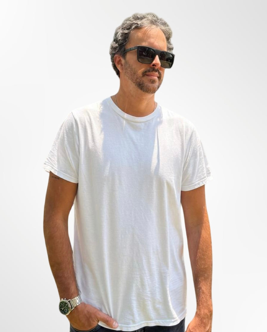Polo Básico Blanco Pima Corte Moderno