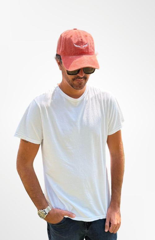 Gorra Washed Naranja