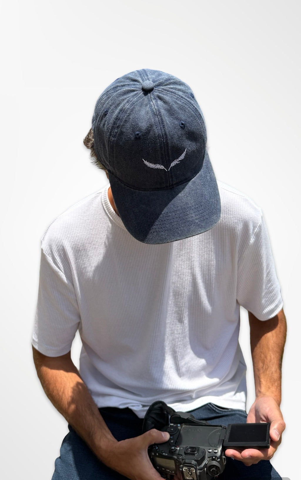 Gorra Washed Azul