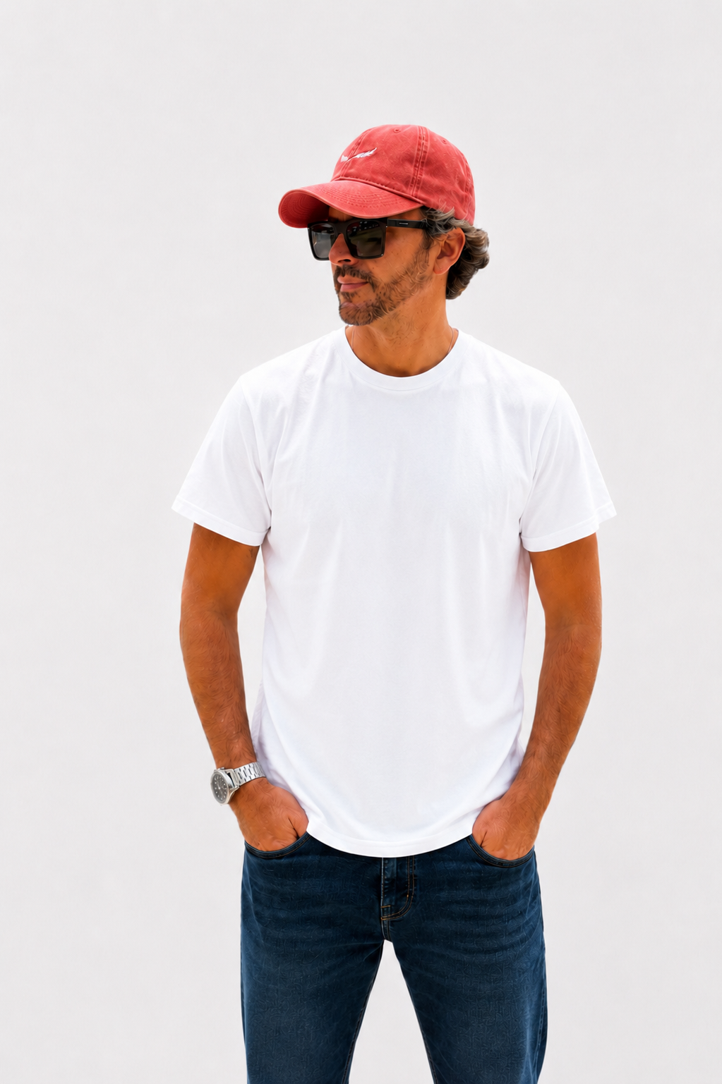 Gorra Washed Naranja
