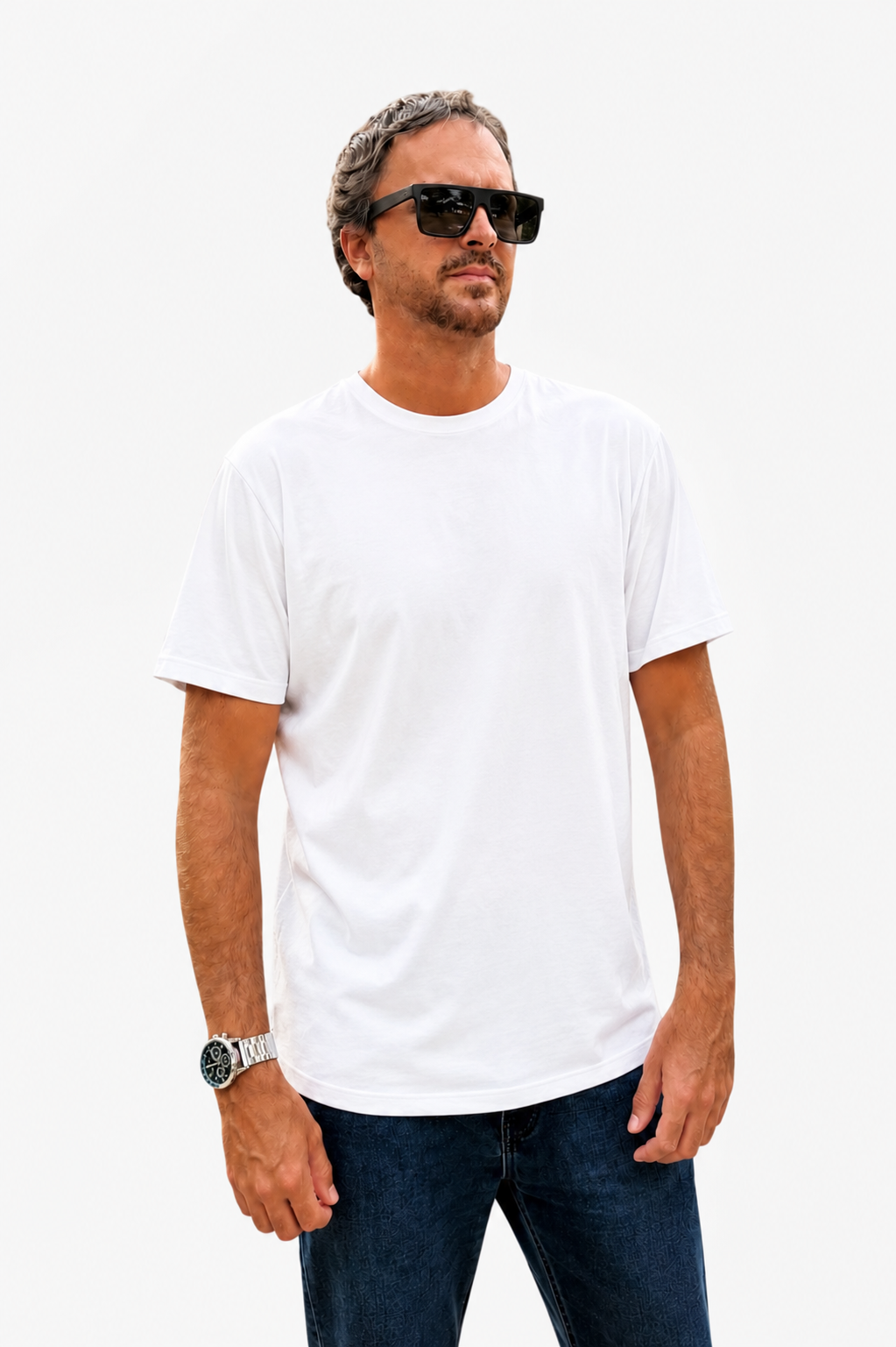 Polo Básico Blanco Pima Corte Clásico