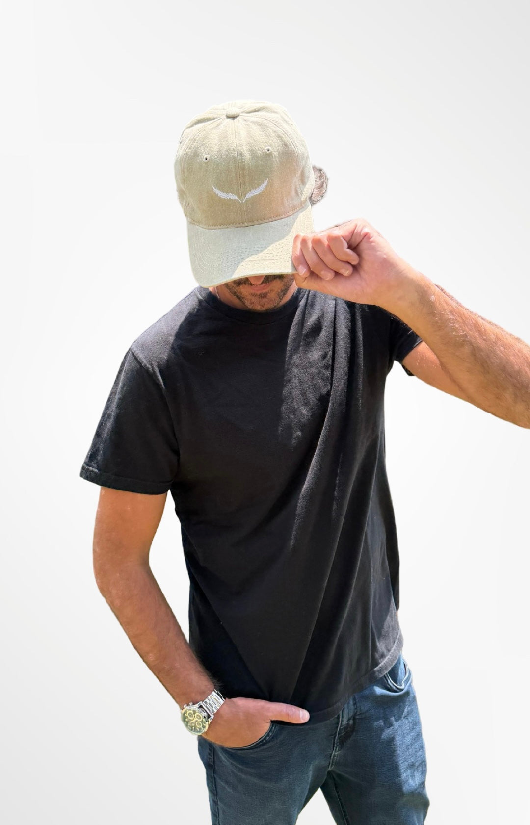Gorra Washed Beige