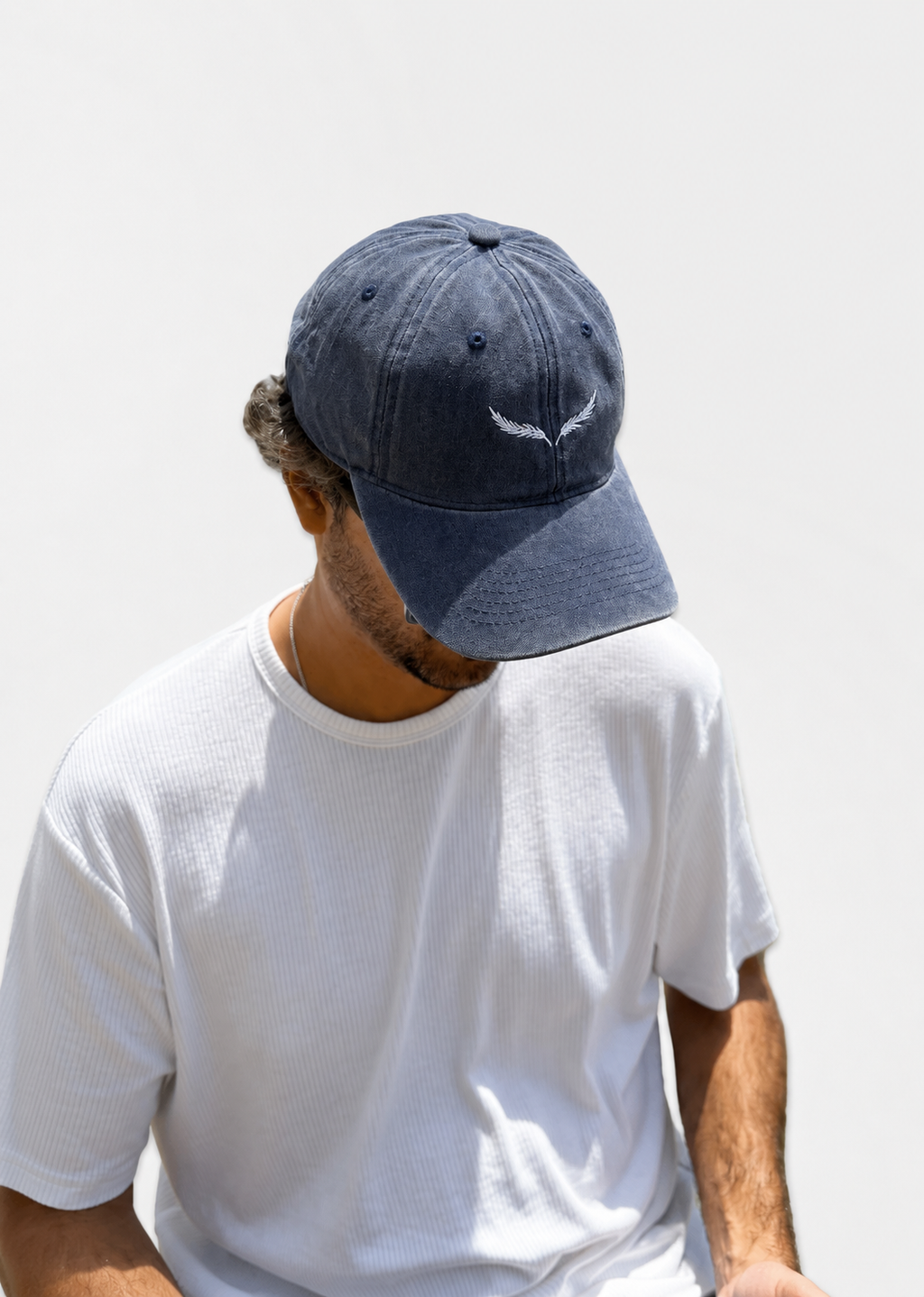 Gorra Washed Azul